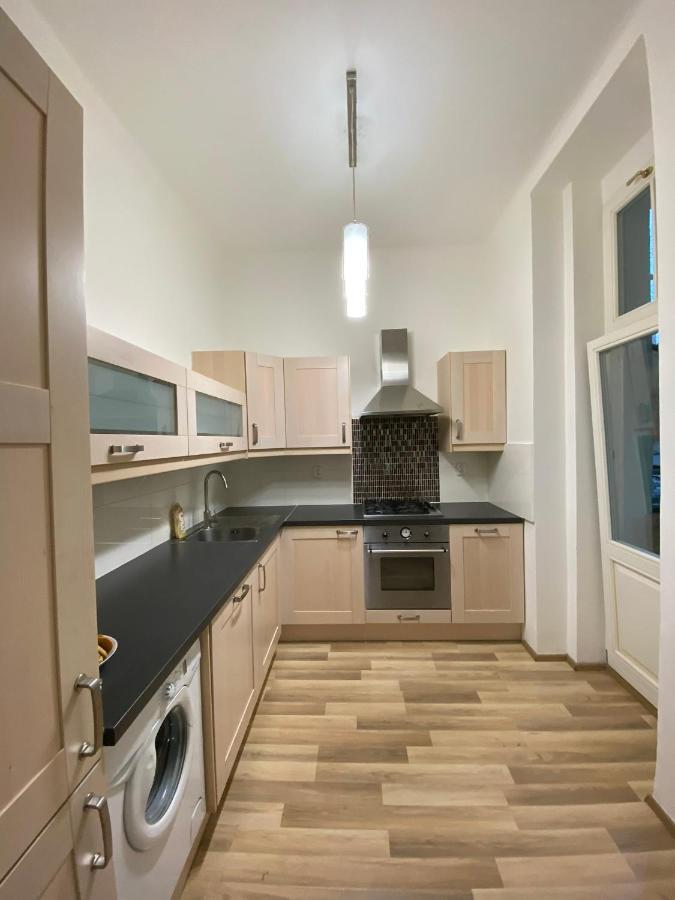 Spacious Apartment On Wenceslas Square Prag Exteriör bild